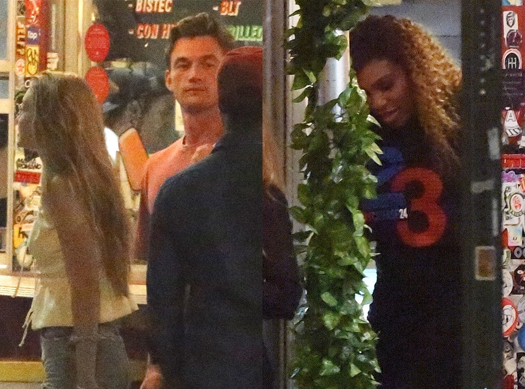 Gigi Hadid Tyler Cameron Grab Dinner With Serena Williams Naturally E Online